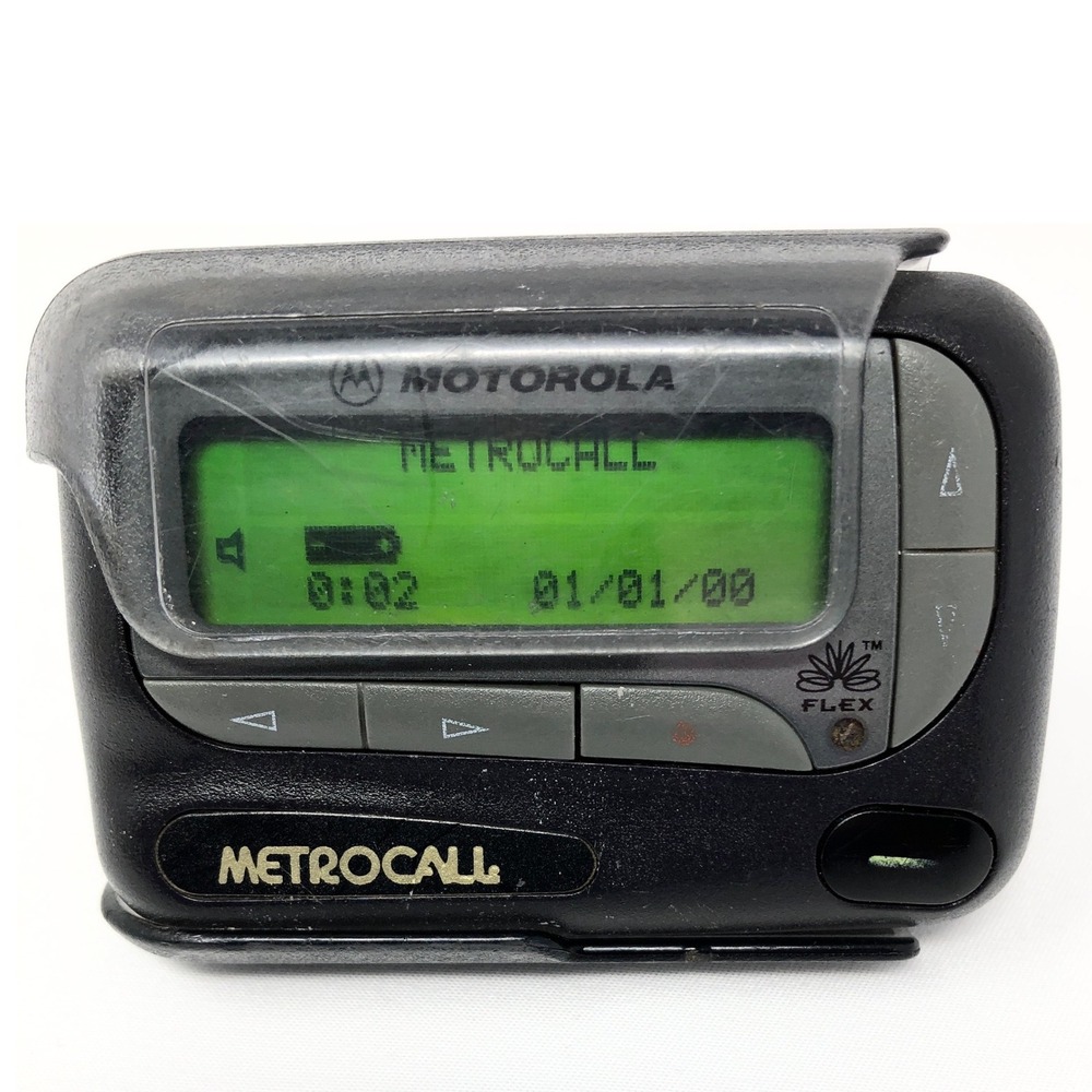 Vintage Motorola SmartBeep FLEX Pager Beeper Working 90s Y2K Retro